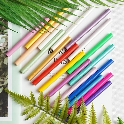 12PCS Malachite Green Sealing Wax Sticks for Wax Seal Stamp, YOSENLING Seal Wax Sticks for Glue Gun,Great for Wedding Invitations, Wine Packages,C...