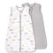 TILLYOU Sleep Sack 0-6 Months - 0.5 TOG Baby Wearable Blanket with 2-Way Zipper, Extra Soft Cotton Sleeveless Sleeping sack 2 Pack, Gray Grown...