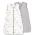 TILLYOU Sleep Sack 6-12 Months - 0.5 TOG Baby Wearable Blanket with 2-Way Zipper, Extra Soft Cotton Sleeveless Sleeping sack 2 Pack, Gray Grown...
