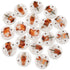 18Pcs Animal Silicone Beads Cartoon Dog Butterfly Halloween Cup Beads Silicone Focal Beads for Jewelry Making DIY Necklaces Bracelet Keychain Lany...