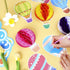 TaoBary 84 Pcs 3D Hot Air Balloon Honeycomb Bulletin Board Set Caterpillars Balloon Bulletin Board Cutouts Honeycomb Apple Popcorn Classroom Bulle...