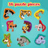 Wild Animal Puzzles for Kids Aged 3+,Shaped Puzzles for Beginners,3 Year Old Montessori Toys,Educational Activity for Toddlers,Preschool Learning ...