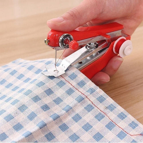 1Pc Handheld Sewing Machine, Portable Mini Manual Sewing Machine Handy Needlework Tool Mini Sewer Machine Hand Stitcher Sewing Machine......