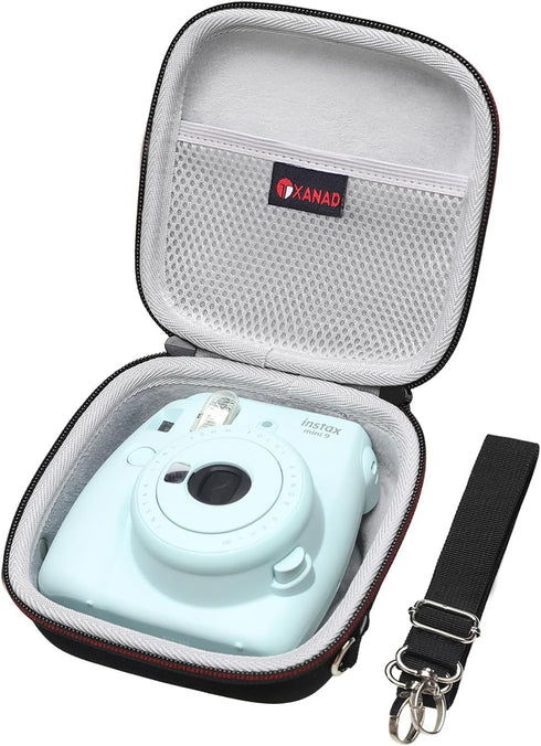 XANAD Hard Case for Fujifilm Instax Mini 12 / Mini 11 / Mini 10 / Mini 9 / Mini 8 / Mini 7 and for Fujifilm Instax Mini 99 Instant Camera (with Sh...