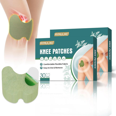 60Pcs Knee Patches, Knee Patches for Bone On Bone, Patches for Knee Self-Heating Knee Patches, Herbal Patches for Knee, Long Lasting Comfortable f...