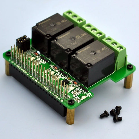 Electronics-Salon RPi Power Relay Board Expansion Module for Raspberry Pi A+ 3A+ B+ 2B 3B 3B+ 4B...