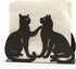 Mango Steam Tabletop Napkin/Tissue & Letter Holder For Home, Kitchen, Restaurants (Cat, Black)...