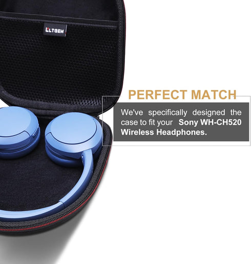 LTGEM Hard Case for Sony WH-CH520 & JBL Tune 510BT / 710BT / 660NC / 520BT / Live 460NC / Live 660NC Wireless Bluetooth Headphone - Travel Protect...