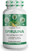 Organic Veda - Spirulina Capsules, Made with Blue Green Algae, Natural Spirulina Green Superfood Capsules, Supports Immune System, 120 Veggie Caps...