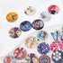 Libiline 100pcs 20/25/30mm Mix Pattern Wood Buttons 4 Holes Craft Clothes Sewing Button (15mm(5/8"), Multi-color)...