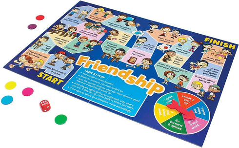 Junior Learning Social Skills Board Games, 4 Games, Ages 5-8, Empathy & Manners, Grade 1-2...