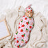Swaddle Blanket Strawberry Baby Stuff Newborn Baby Swaddling Blanket Sleep Sack with Beanie Hat Sets for Boys Girls Infant and Baby Shower Unisex...
