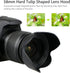 EEEkit 58mm Hard Lens Hood + 58mm Soft Lens Hood + 58mm UV Filter Lens Kit for Canon Rebel T7i T6S T6i T6 T5i T5 T4i T3i T3 T2i T1i XT XTi XSi SL1...