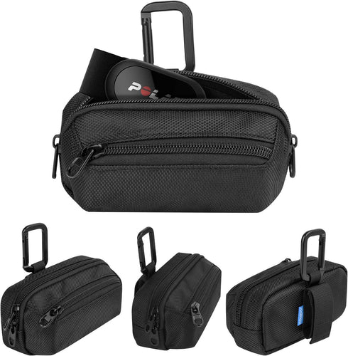 Xxerciz Carrying Case for Garmin Heart Rate Monitor Chest Strap, Nylon Sport Storage Bag with Carabiner Protective Pouch for Outdoor Running Sport...