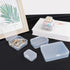 Mini Storage Containers, Mixed Sizes Small Rectangular Clear Plastic Storage Containers Box with Hinged Lid for Beads, Organizie Tiny Items, Other...