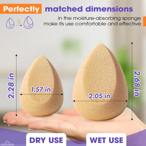 Face Sponges for Makeup - Soft Makeup Sponge Makeup Blender Sponge Mini Beauty Blender Makeup Blenders & Sponges for Foundation Applicator - Beaut...