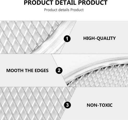 Alipis Pizza Screen Pizza Pan Net: 11inch Stainless Steel Pizza Baking Screen, Round Mesh Pizza Pan, Pizza Crisper Tray, Bakeware for Oven Bbq...