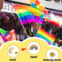 TANG SONG 20PCS 1.2'' x 0.7'' Pride Pins Rainbow Gay Pride LGBT Enamel Lapel Pin Decoration for Clothes and Bags...