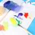 Tamaki Acrylic Paint Palette Paint Pallet Clear Paint Tray Palette, Easy Clean Non-Stick Artist Pallet for Oil Watercolor Craft DIY Art Painting P...