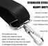 2 Pack Bimini Boat Top Straps, Heavy Duty Adjustable Straps with Hooks 28"~60" Awning Marine Webbing Boat Canopy Straps w/ 2 Stainless Steel Pad E...