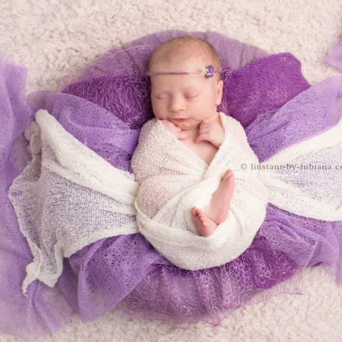 Newborn Props Stretch Wraps Swaddle Blankets Infant Baby Photo Shoot Photography Accessory...