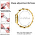 Dilando Cool Chain Metal Link Bands Compatible with Apple Watch 38mm 40mm 41mm Women Men, Gold Stainless Steel Bracelet with Bling Case for Iwatch...