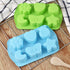 Newk Insects Silicone Candy mold, 4 Packs 6- Cavity Animal Butterfly Moon Star 3D Bakeware Mold, Nonstick Food Grade Mold for Candies, Chocolate, ...