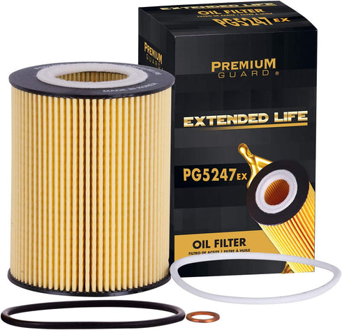 PG PG5247EX EXtended Performance Oil Filter|Fits 2006 BMW 130i, 2001-05 320i, 2000 323Ci, 1997-01 323i, 1998-99 323is, 2001-06 325Ci, 1996-05 325i...