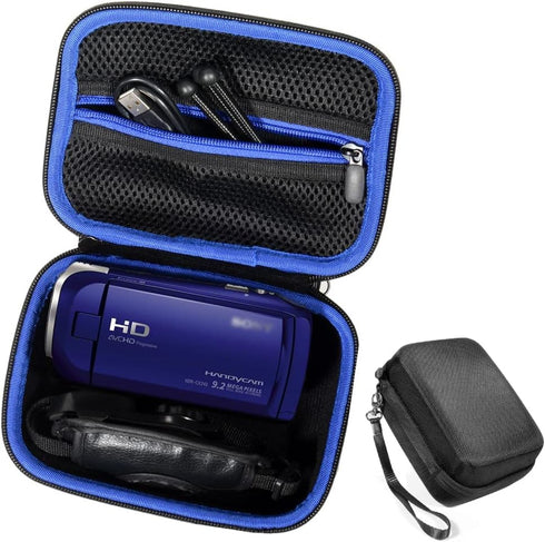 Semi-hard Camcorder Case for Sony HD Video Recording HDRCX405, HDRCX440 Handycam; Canon VIXIA HF R800, Panasonic HC-V180K and Kimire HD Recorder, ...