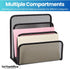 1InTheOffice Desk Mail Organizer, Mesh Vertical Desktop File Sorter, Multi Step Desk Sorter, 1 Pack...