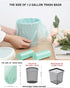 Trash Bags Small 1.2 Gallon AYOTEE, Garbage Bags for Home Office Kitchen fit 5 Liter 5L,1 Gal,74 count, Mini Compostable Bathroom Wastebasket Can ...