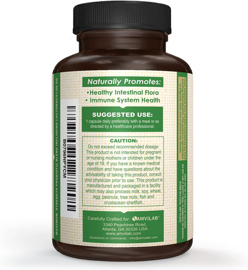 Digestive Health Supplement,Daily Probiotic 7 Billion CFUs per Capsule,5 Essential Strains Including Lactobacillus GG. Supports Intestinal and Imm...