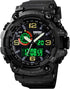Gosasa Men's Large Face Outdoor Sports Watches Military S-Shock Watch Waterproof, Backlight, Alarm, Stopwatch Features - Rugged Wristwatch for Tra...