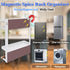 Magnetic Spice Rack for Refrigerator White Magnetic Paper Towel Holder for fridge Magnetic Shelf Magnetic Shelves Fridge Magnet Organizer Spice Ra...