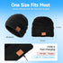 Bluetooth Beanie Hat for Men Women Warm Soft Bluetooth Beanie with Built-in Mic Stereo Speaker Headphones (Black)......