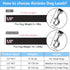 Dog Leash, Braided Rope Traction – Walking Training Lead for Medium/Large Dogs ((1/2") - 2FT, Black)...