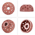 2PCS Tungsten Steel Grinding Head, Tire Buffing Wheel, 70 Coarse Grit Buffing Wheel for Tire Repair?9mm/0.35in Linking Rod Thread?...