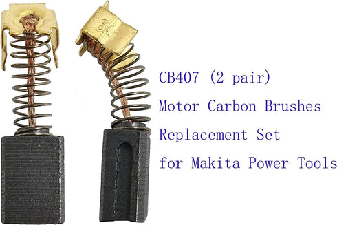 CB407 Motor Carbon Brushes Replacement Set For Makita Power Tools, Rotary Drill, Jig Saw, Hammer Drill, Drill,Electric Screwdriver, Sander, Rotary...