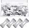 50 Pieces Bandage Clips Only Bandage Wrap Clips Bandage Metal Clips Aluminum Bandage Pins with Plastic Storage Box Replaceable Wrap Fastener Clip ...