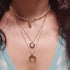 Pearls Choker Necklaces for Women 3.5mm Handpicked Tiny Pearls Strands Chain for 18k gold plated OT Clasp Pendant...