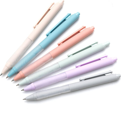 Linbsunne Ballpoint Pens Medium Point 1mm Black Pen with Super Soft Grip Ball Point Pen for Men Women Retractable Pens (12-pack)...