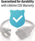C2G 1FT Premium Universal Extension Cord - Power Extension Cord for TV, Computer, Monitor, Appliance & More (03137)...