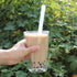 ALINK Extra Wide Reusable Clear Silicone Boba/Bubble Tea Straws, 14mm X 10" Larger Opening Flexible Smoothie Straws, Pack of 6 with Cleaning Brush...