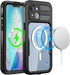 AICase Waterproof Case for iPhone 14(6.1") with MagSafe Support Snowproof,Dustproof and Shockproof, IP68 Certified Full Body Protection Fully Seal...