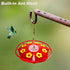 Hummingbird Feeders for Outdoors Hanging, Hummzinger Hummingbird Feeder, Bee-proof, Leak-proof, No Drip, Easy to Clean, with Cleaning Brushes (8-P...
