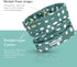 Bazzle Baby BandObib Infiinity Scarf Drool bib for Baby & Toddler with snap closure & double layer to keep drool off clothes...
