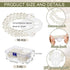 Corsage Wristlet Band 16 Pcs Elastic Pearl Bracelet Wrist Corsage Bracelets DIY Flower Bracelet with Storage Box for Bride Prom Accessories Weddin...
