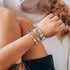 JoycuFF Inspirational Bracelets for Women Inspirational Cuff Bangle for Her with Engraved Message Christmas Birthday Gifts for Her...