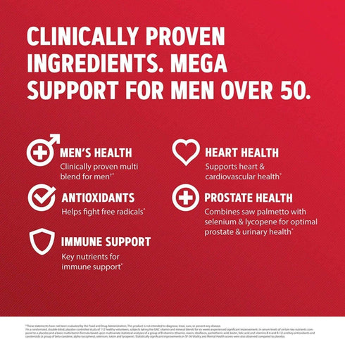 GNC Mega Men 50 Plus One Daily, 60 caps...