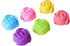 Magik 36 PCS Reusable Non-stick Silicone Mini Baking Muffin Cupcake Chocolate Cups (Assorted Flowers 2)...